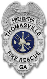 Thomasville Firefighter Badge